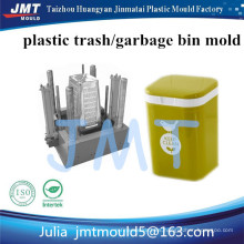 Uso doméstico cubo de basura de plástico de colores; Rose Red Trash Can